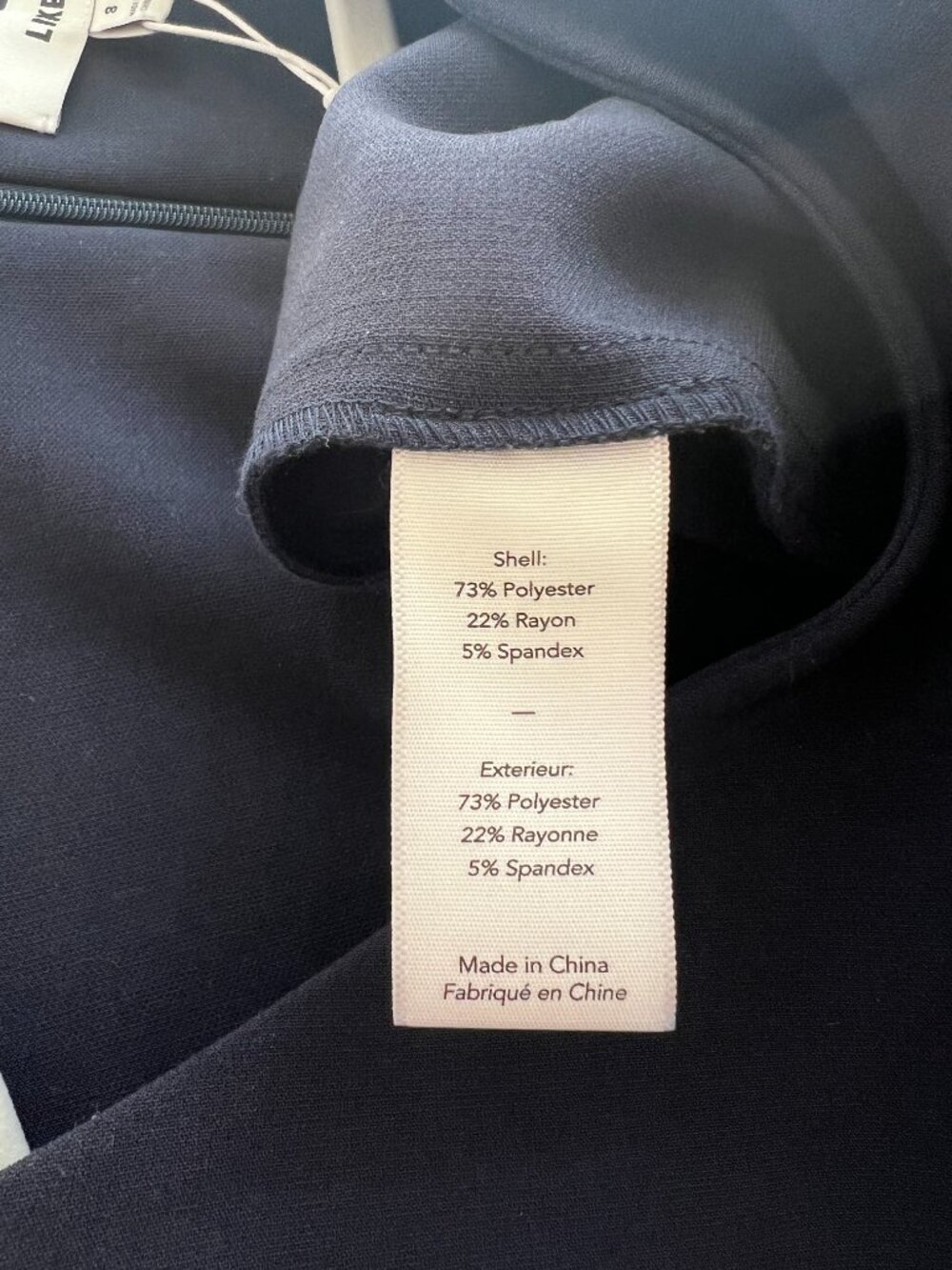 Likely Navy Asymmetrical Neck Midi Dress - Picture 7 of 8